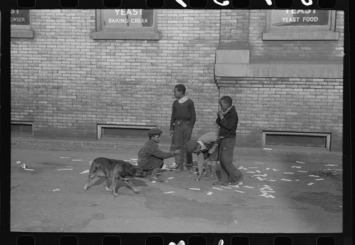 Untitled photo, possibly related to: Entrance to Negro professional building, 47th Street, Chicago, Illinois