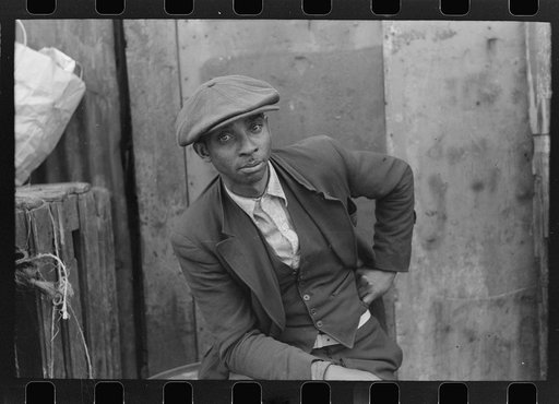 Untitled photo, possibly related to: Entrance to Negro professional building, 47th Street, Chicago, Illinois