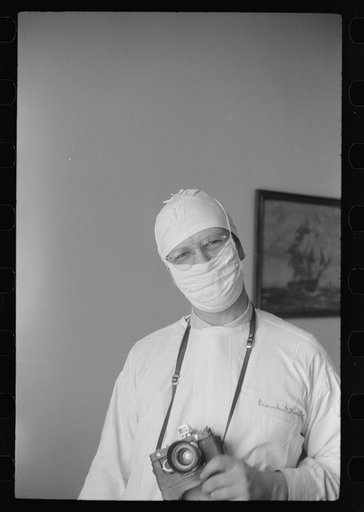 Untitled photo, possibly related to: Hernia operation, Provident Hospital, one of the few hospitals for Negroes with a Negro staff, Chicago, Illinois