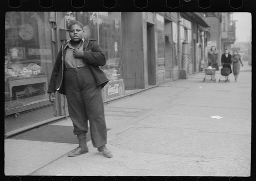 Untitled photo, possibly related to: Negro boy, Chicago, Illinois