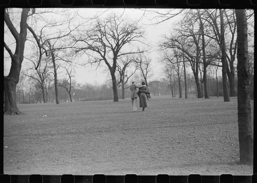 Untitled photo, possibly related to: In the park. This park, created when the section was white, has now been taken over by Negroes. Chicago, Illinois