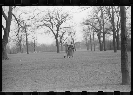 Untitled photo, possibly related to: In the park. This park, created when the section was white, has now been taken over by Negroes. Chicago, Illinois