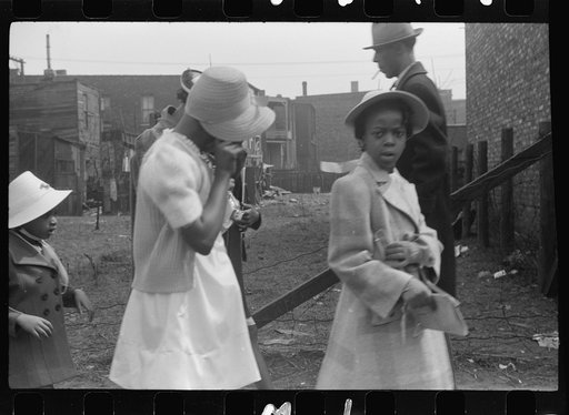 Untitled photo, possibly related to: Going to church, Black Belt, Chicago, Illinois
