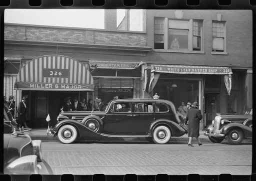 Untitled photo, possibly related to: Undertaking parlor in the Black Belt, O.F. Douglas Funeral Home, Chicago, Illinois