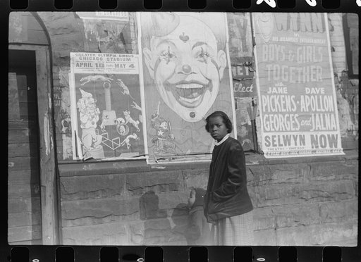 Circus posters, Black Belt, Chicago, Illinois