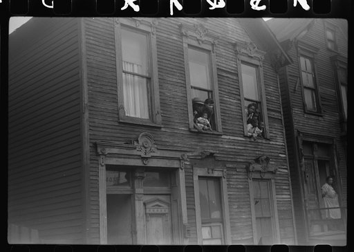 Untitled photo, possibly related to: "Kitchenette" apartment houses, Black Belt, Chicago, Illinois