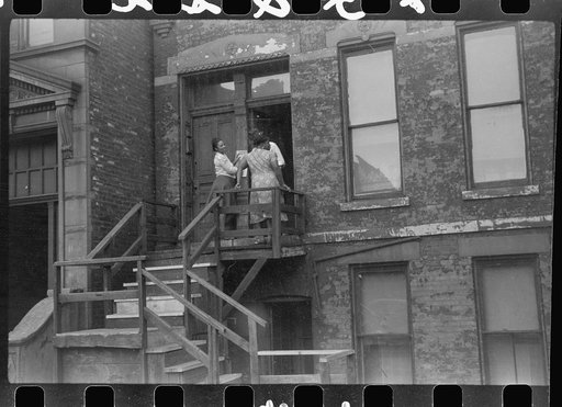 "Kitchenette" apartment house, Black Belt, Chicago, Illinois