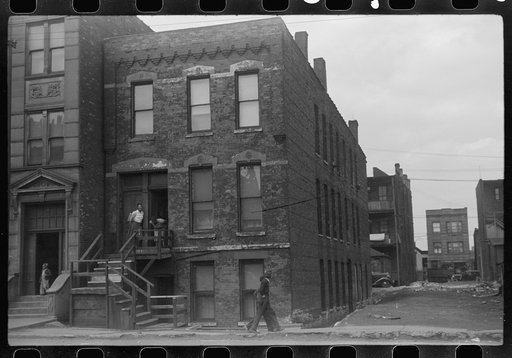 "Kitchenette" apartment house, Black Belt, Chicago, Illinois