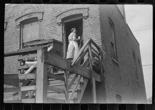 "Kitchenette" apartment houses, Black Belt, Chicago, Illinois