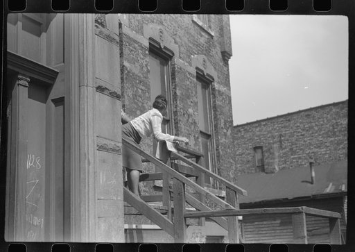 "Kitchenette" apartment house, Black Belt, Chicago, Illinois