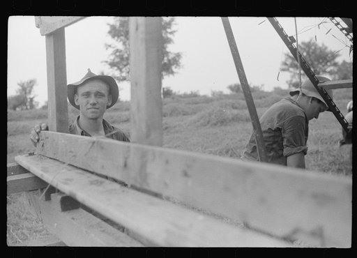 Untitled photo, possibly related to: Hay harvest near Pine Grove Mills, Pennsylvania