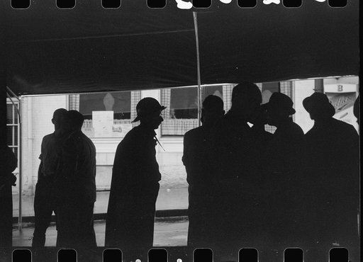 Preparations for fireman's carnival, July 4th celebration, State College, Pennsylvania