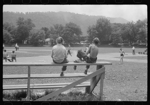 Untitled photo, possibly related to: Baseball game, Huntingdon, Pennsylvania