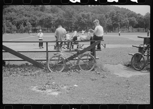 Untitled photo, possibly related to: Baseball game, Huntingdon, Pennsylvania