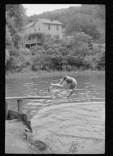 Swimming hole, Pine Grove Mills, Pennsylvania