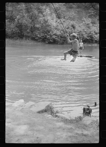 Untitled photo, possibly related to: Swimming hole, Pine Grove Mills, Pennsylvania