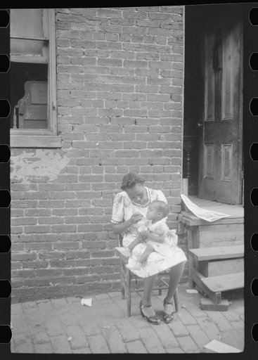 Mother and child. Alley dwelling area. Washington, D.C.
