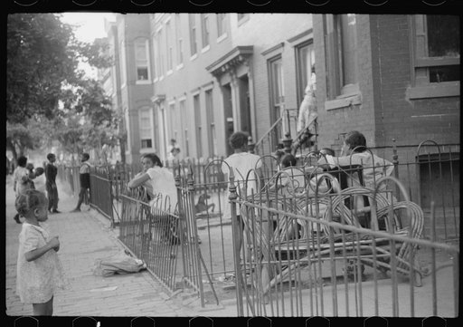 Warm afternoon in the Negro quarter. Washington, D.C.