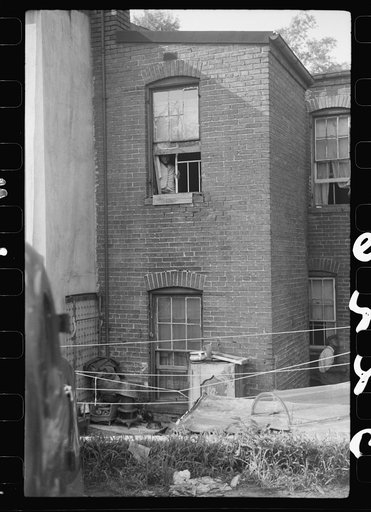 Untitled photo, possibly related to: Alley dwelling area, Washington, D.C.