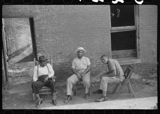 Untitled photo, possibly related to: Negroes in front of their homes in the alley dwelling area, Washington, D.C.