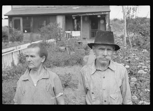 Untitled photo, possibly related to: Hungarian miner, Calumet, Pennsylvania. Worked in the mines for thirty-four years, now sixty-three with no pension and no work