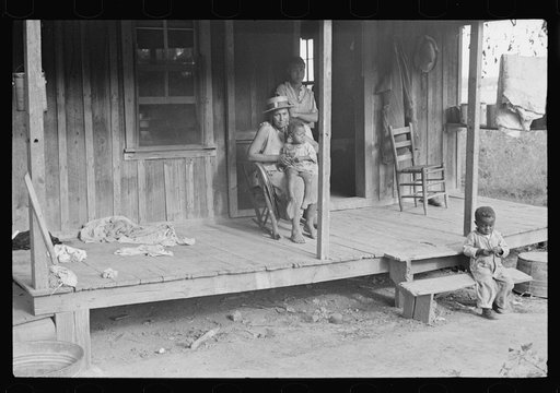 Family of sharecropper, Little Rock, Arkansas