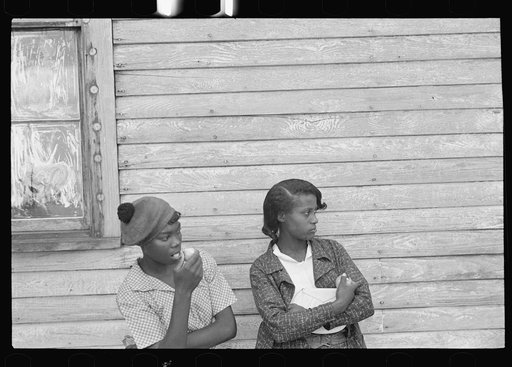 Scene in front of church, Little Rock, Arkansas