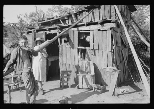 Squatter's camp, Route 70, Arkansas