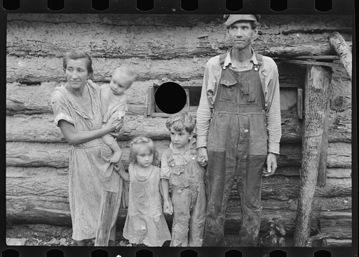 Untitled photo, possibly related to: Family of Arkansas sharecropper