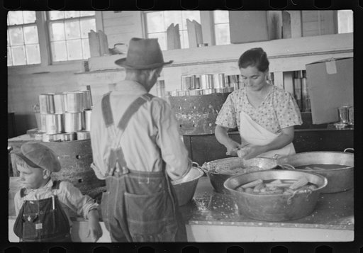 Community canning, Dyess Colony, Arkansas