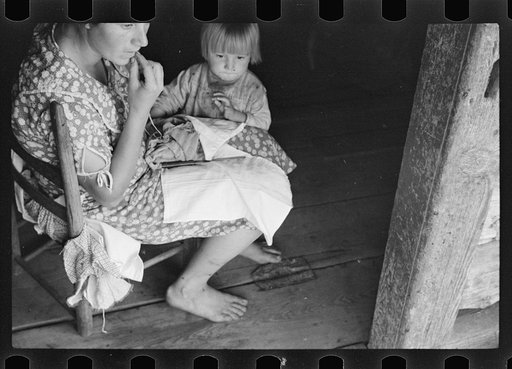 Untitled photo, possibly related to: Ozark children, Arkansas