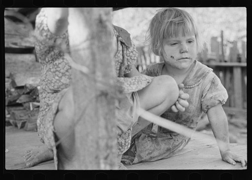 Untitled photo, possibly related to: Ozark children, Arkansas