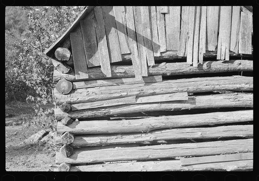 Home of destitute mountaineer, Ozark Mountains, Arkansas