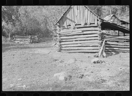 Untitled photo, possibly related to: Home of destitute mountaineer, Ozark Mountains, Arkansas