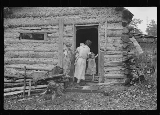 Untitled photo, possibly related to: Destitute Ozark family, Arkansas