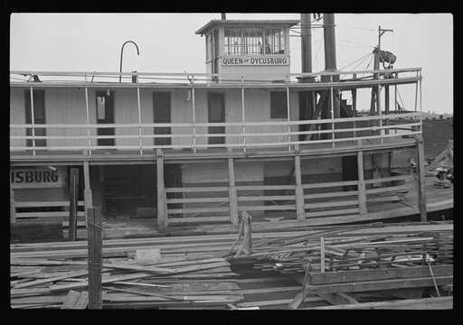 One of few remaining old Mississippi River boats, Memphis, Tennessee
