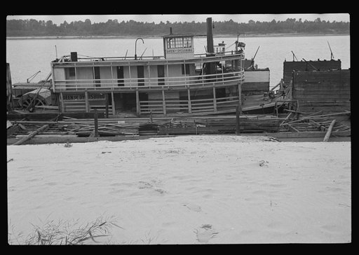 One of few remaining old Mississippi River boats, Memphis, Tennessee