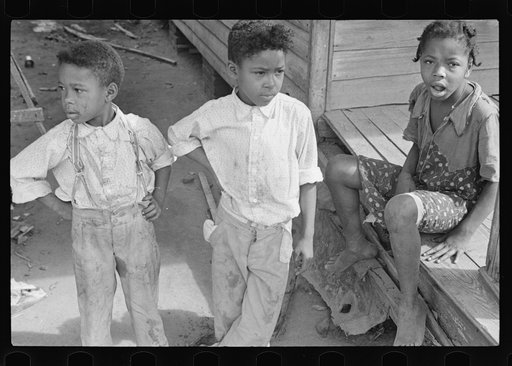 Three Negro children, Natchez, Mississippi