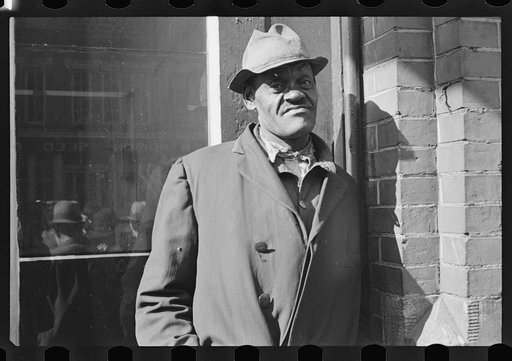 Negro at religious meeting, Nashville, Tennessee