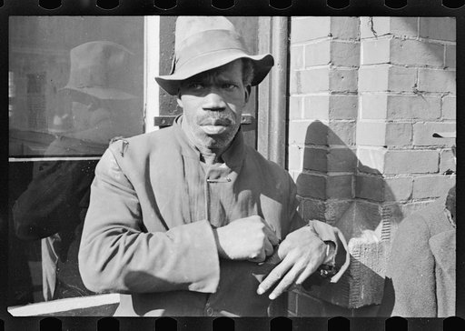 Negro at religious meeting, Nashville, Tennessee