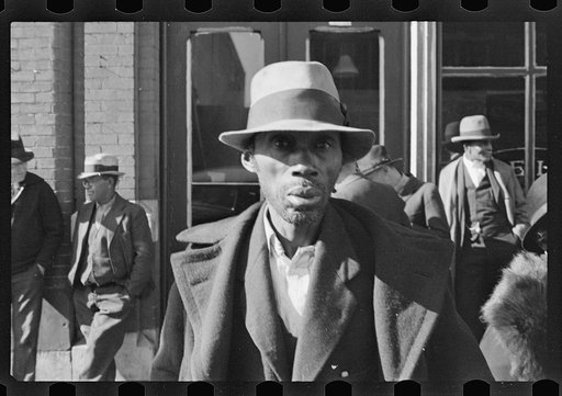Untitled photo, possibly related to: Negro at religious meeting in Nashville, Tennessee