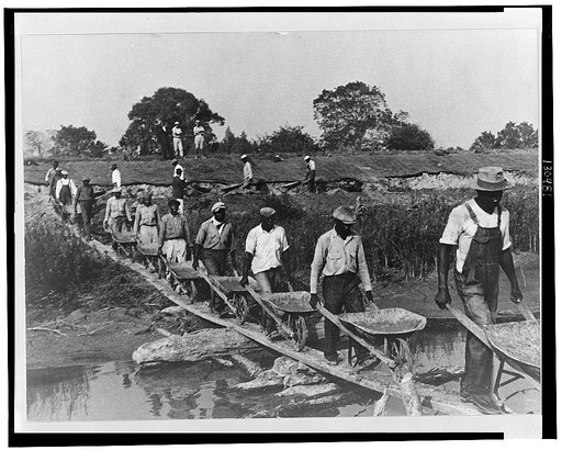 Levee workers, Plaquemines Parish, Louisiana