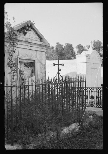 Untitled photo, possibly related to: Cemetery at Pointe a la Hache, Louisiana