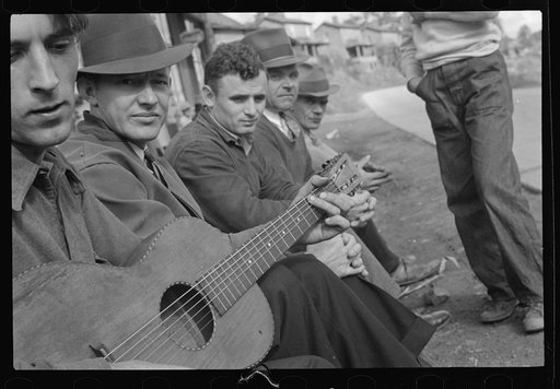 Untitled photo, possibly related to: Doped singer, "Love oh, love, oh keerless love," Scotts Run, West Virginia. Relief investigator reported a number of dope cases at Scotts Run