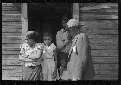 Untitled photo, possibly related to: Liberty, unincorporated, Scotts Run, West Virginia. Negro family living in Moose Hall