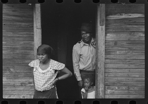 Liberty, unincorporated, Scotts Run, West Virginia. Negro family living in Moose Hall