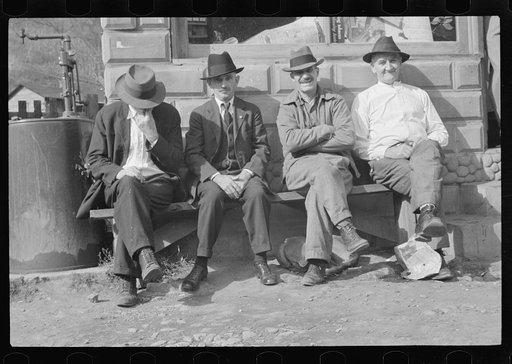 Untitled photo, possibly related to: Doped singer, "Love oh, love, oh keerless love," Scotts Run, West Virginia. Relief investigator reported a number of dope cases at Scotts Run