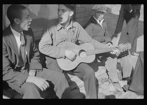Untitled photo, possibly related to: Doped singer, "Love oh, love, oh keerless love," Scotts Run, West Virginia. Relief investigator reported a number of dope cases at Scotts Run