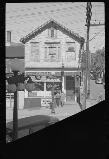 Untitled photo, possibly related to: Morgantown, West Virginia. Center of a rundown mining territory