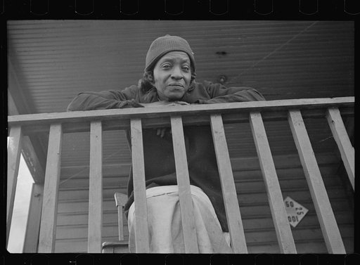 Waiting for relief check, Scotts Run, West Virginia